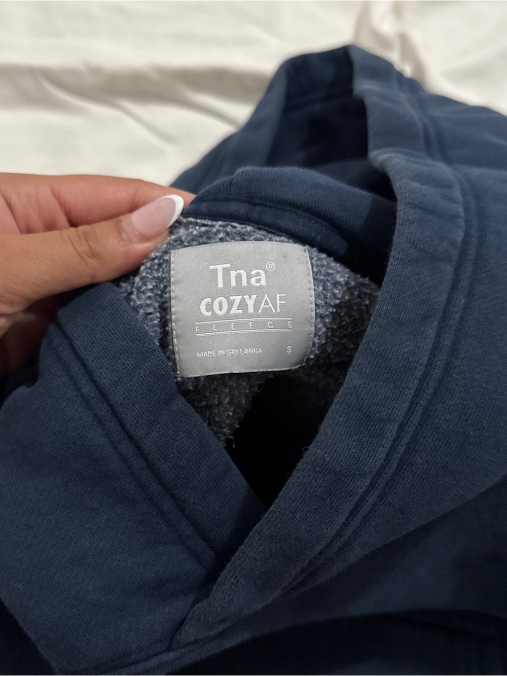 TNA Hoodie - (S) Navy Blue - Picture 3 of 4